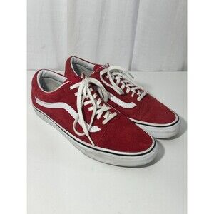 VANS Old School Scotchguard  RED / WHITE  Mens 8.5 / Womens 10
